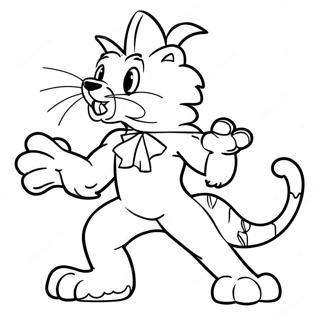 Kentucky Wildcats Mascot Coloring Page 56813-45771