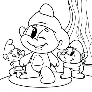 Smurfs Coloring Page 5681-4698