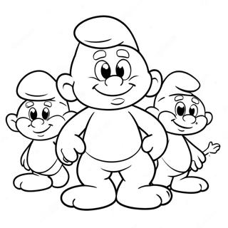 Smurfs Coloring Page 5681-4700