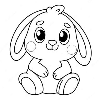 Adorable Jellycat Bunny Coloring Page 56853-45794