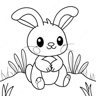 Adorable Jellycat Bunny Coloring Page 56853-45796