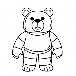 Roblox Bear Coloring Page 56882-45814