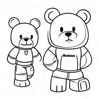 Roblox Bear Coloring Page 56882-45815