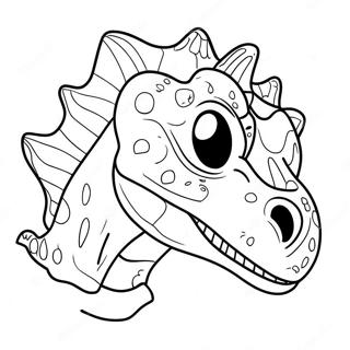 Dinosaur Mask Coloring Page 56902-45832