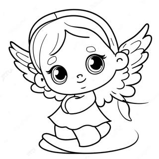 Precious Moments Angel Coloring Page 56912-45836