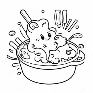 Mac And Cheese Coloring Page 56942-45864