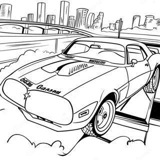 Trans Am Classic Car Coloring Page 56952-45872