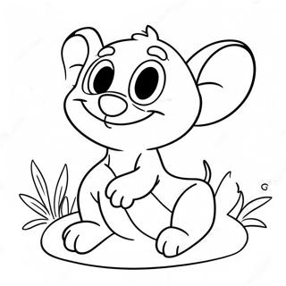 Adorable Cute Disney Characters Coloring Page 56972-45883