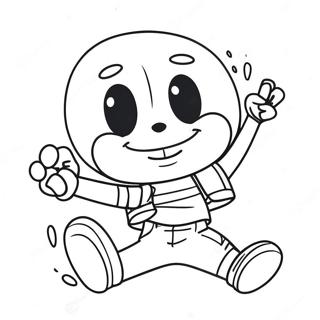 Error Sans Coloring Pages