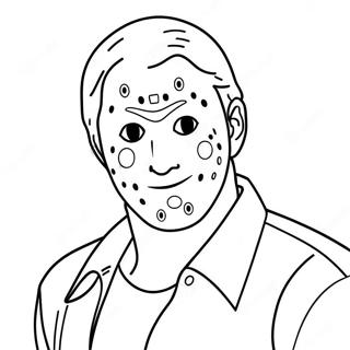 Jason With A Friendly Smile Coloring Page 56993-45907