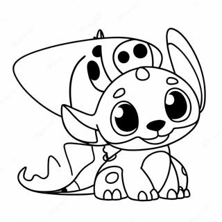 Stitch And Toothless Coloring Page 57002-45911