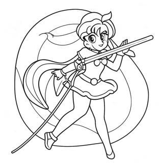 Sailor Pluto Coloring Pages