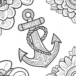 Unique Anchor For Adults Coloring Pages