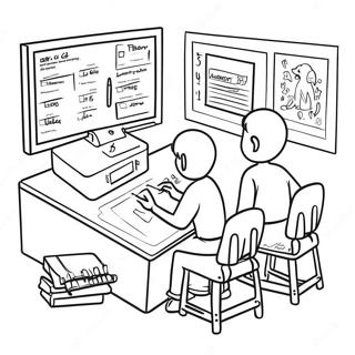 Fun State Testing Scene Coloring Page 57083-45978