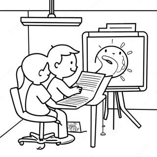 Fun State Testing Scene Coloring Page 57083-45979