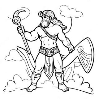 Advanced Mythology Coloring Page 57092-45982