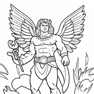 Advanced Mythology Coloring Page 57092-45983