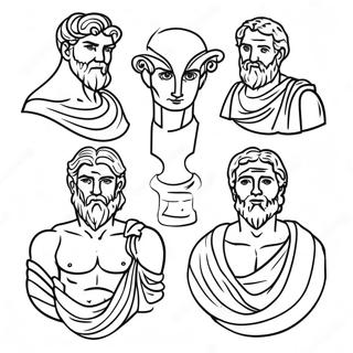 Majestic Greek Gods Coloring Page 57093-45985