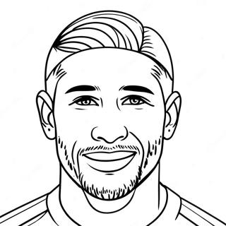 Sergio Ramos Coloring Page 57142-46018