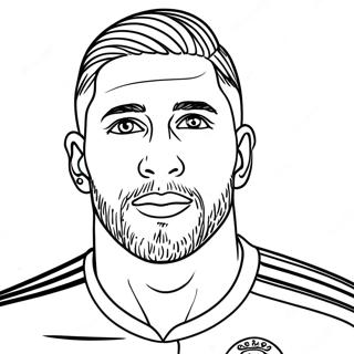 Sergio Ramos Coloring Page 57142-46019