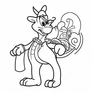 Disney Tattoo Coloring Pages