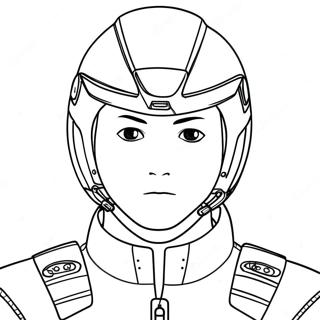 Shinji Ikari In The Eva Unit Coloring Page 57173-46050