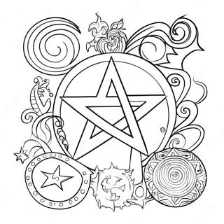 Wiccan Coloring Pages