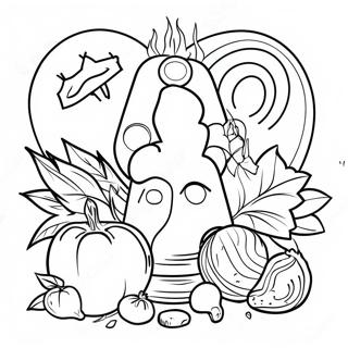 Mystical Wiccan Rituals Coloring Page 57183-46058