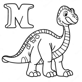 Dinosaur Alphabet Coloring Page 57222-46086