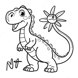 Dinosaur Alphabet Coloring Page 57222-46087