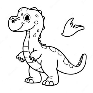 Adventurous Dinosaur Alphabet Coloring Page 57223-46091