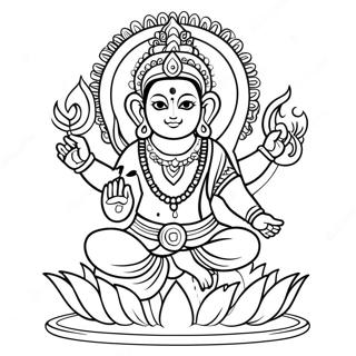 Hindu Coloring Pages