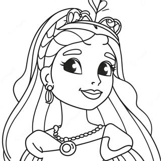 Princess Game Coloring Pages