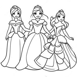 Princess Game Coloring Page 57242-46102