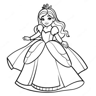 Princess Game Coloring Page 57242-46103