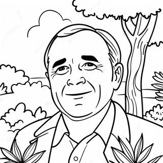 Bush Coloring Page 57252-46110