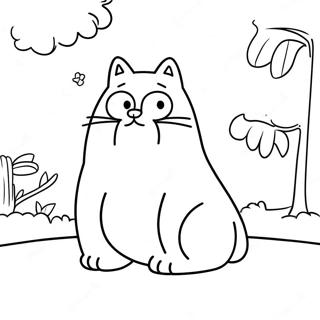 Simon's Cat Coloring Pages