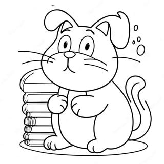 Simon S Cat Coloring Page 57262-46124