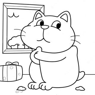 Simon's Cat Coloring Pages