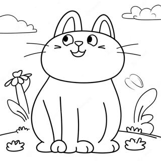 Playful Simon S Cat Coloring Page 57263-46118