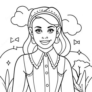 Rebecca Zamolo In Fun Costume Coloring Page 57273-46130