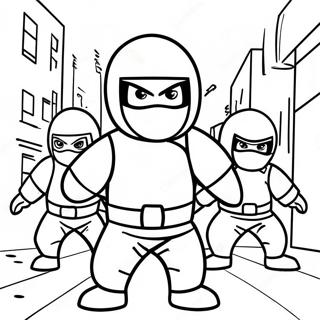 Spy Ninjas Coloring Pages