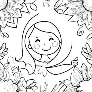 Mother S Day Heartwarming Coloring Page 57322-46166