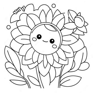 Cute Mother S Day Flowers Coloring Page 57323-46169