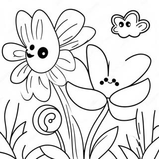 Cute Mother S Day Flowers Coloring Page 57323-46172