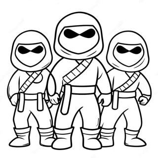 Adventurous Spy Ninjas Coloring Page 5732-4744