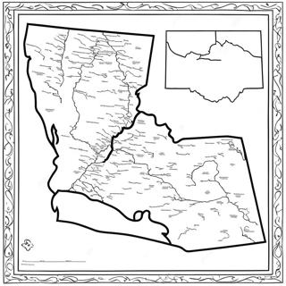 Idaho State Map Coloring Page 57342-46182