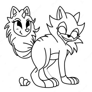 Wolf Sonic Coloring Pages