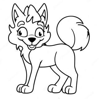 Wolf Sonic Coloring Page 57352-46207