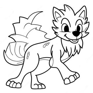 Wolf Sonic Coloring Pages